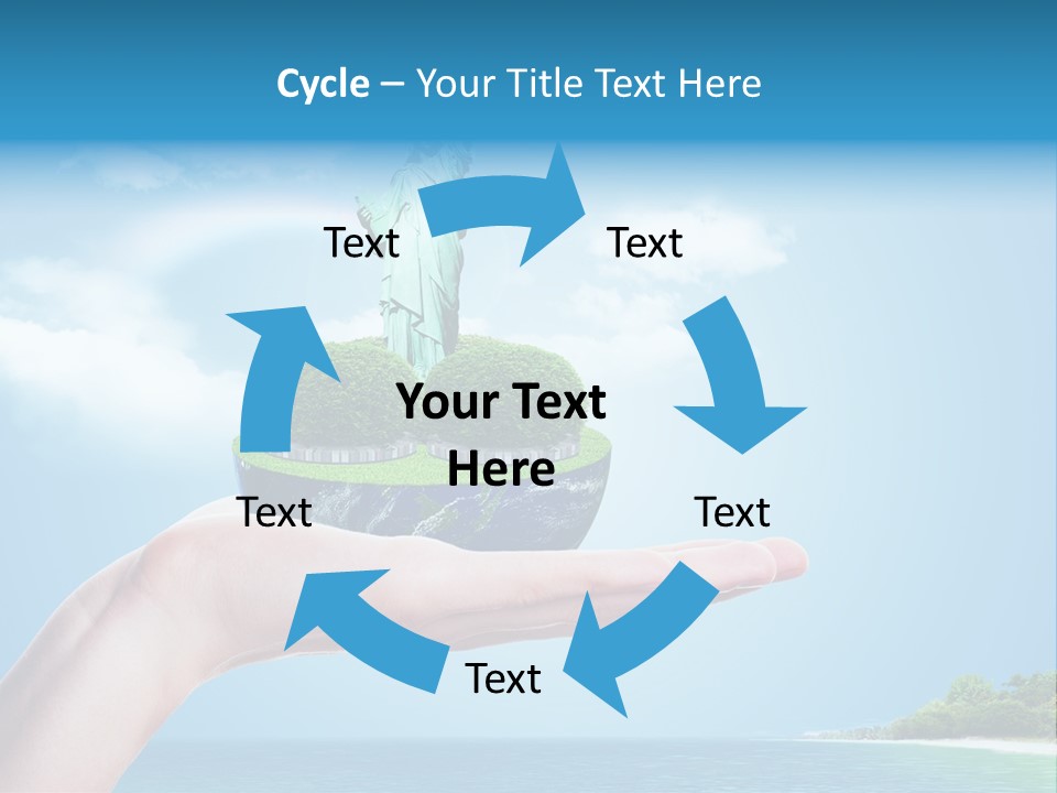 Ecology Spring Electricity PowerPoint Template