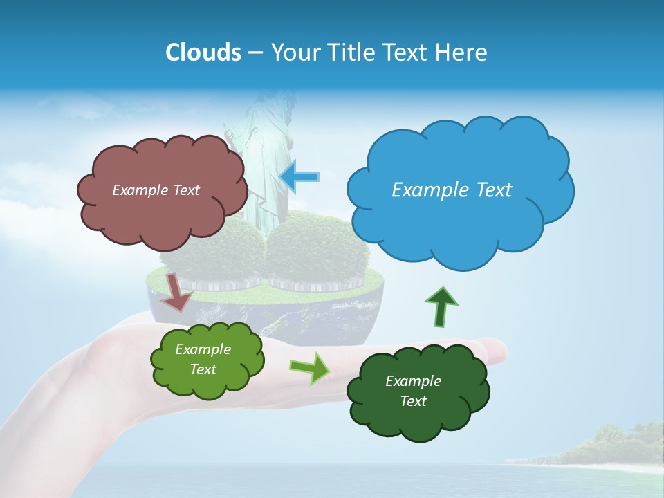 Ecology Spring Electricity PowerPoint Template