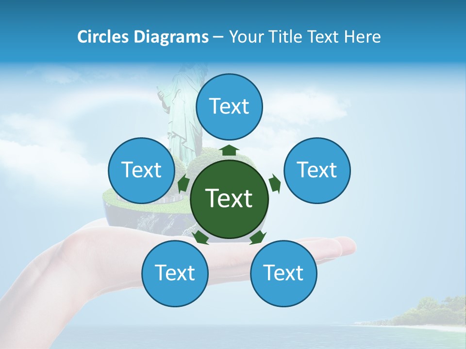 Ecology Spring Electricity PowerPoint Template