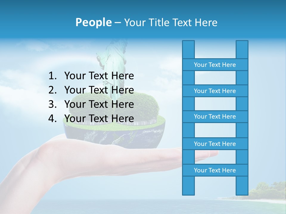Ecology Spring Electricity PowerPoint Template