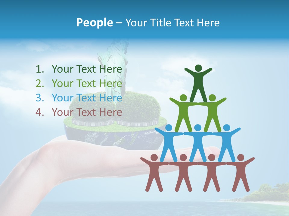 Ecology Spring Electricity PowerPoint Template