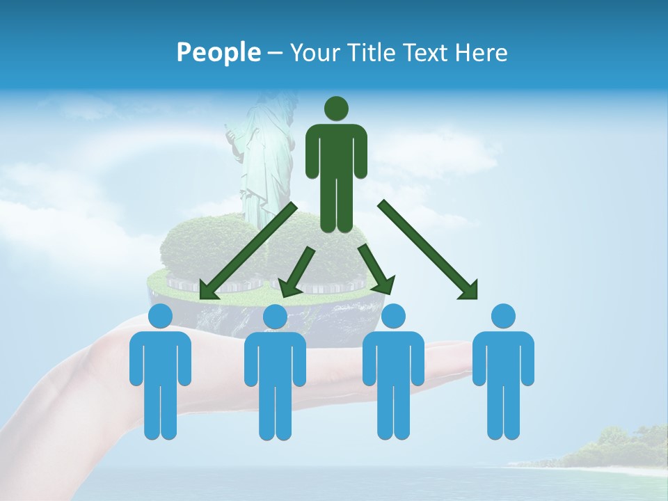 Ecology Spring Electricity PowerPoint Template