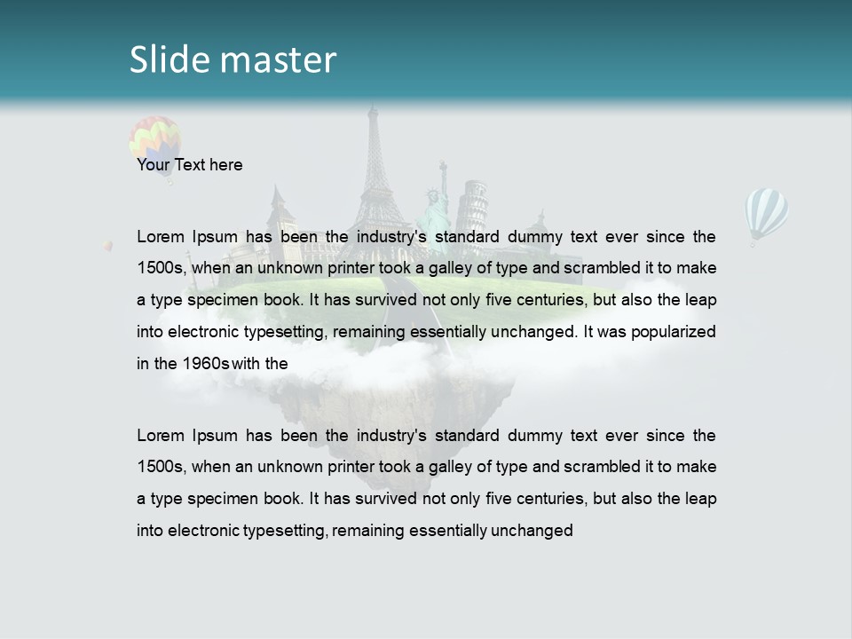 Album City France PowerPoint Template