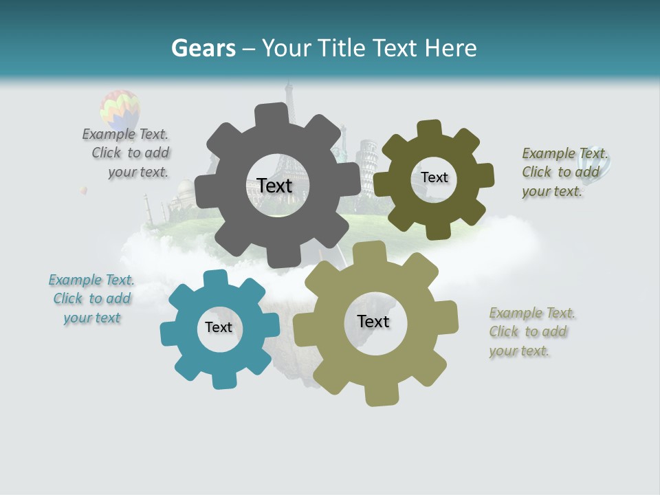 Album City France PowerPoint Template