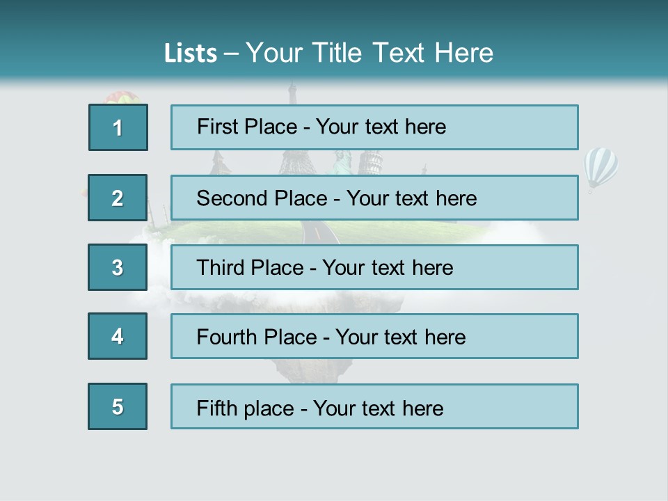 Album City France PowerPoint Template