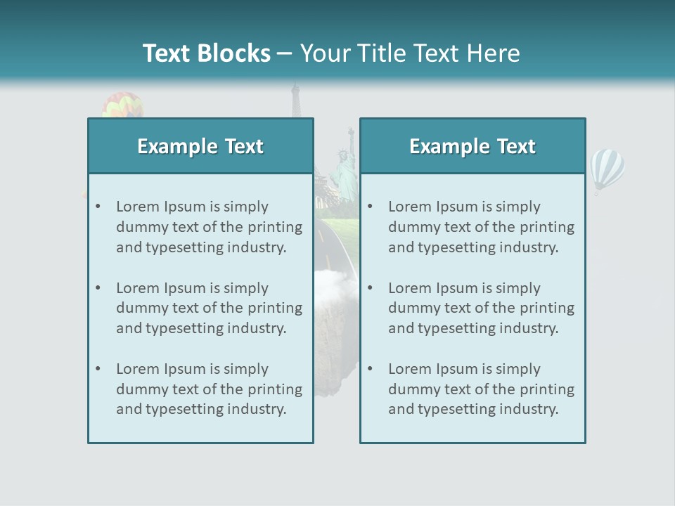 Album City France PowerPoint Template