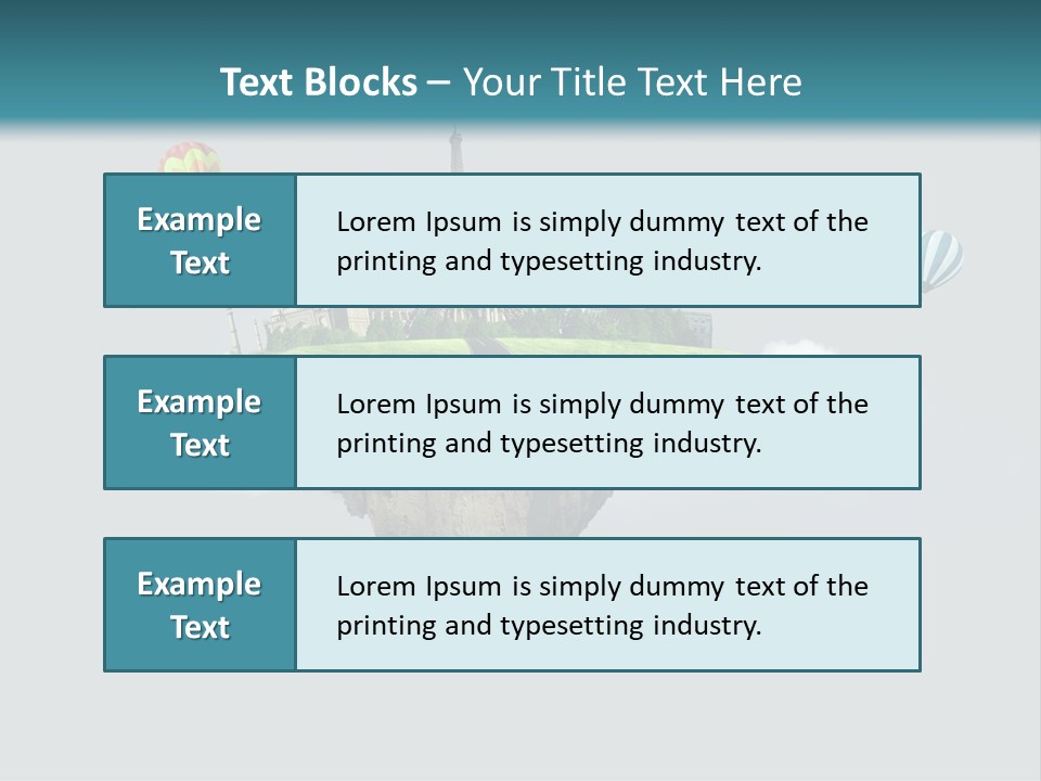 Album City France PowerPoint Template