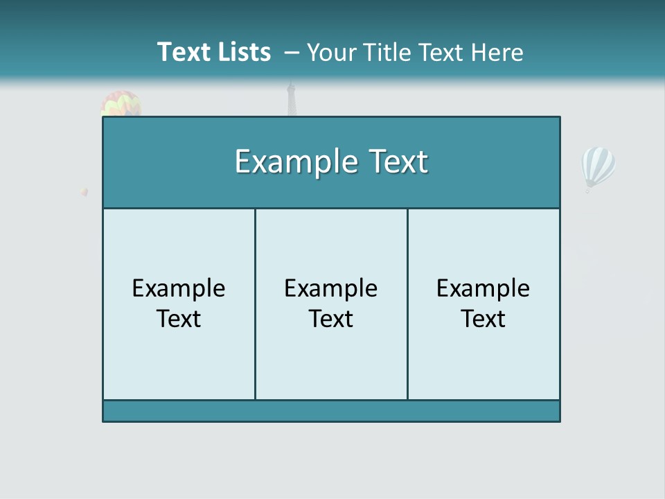 Album City France PowerPoint Template