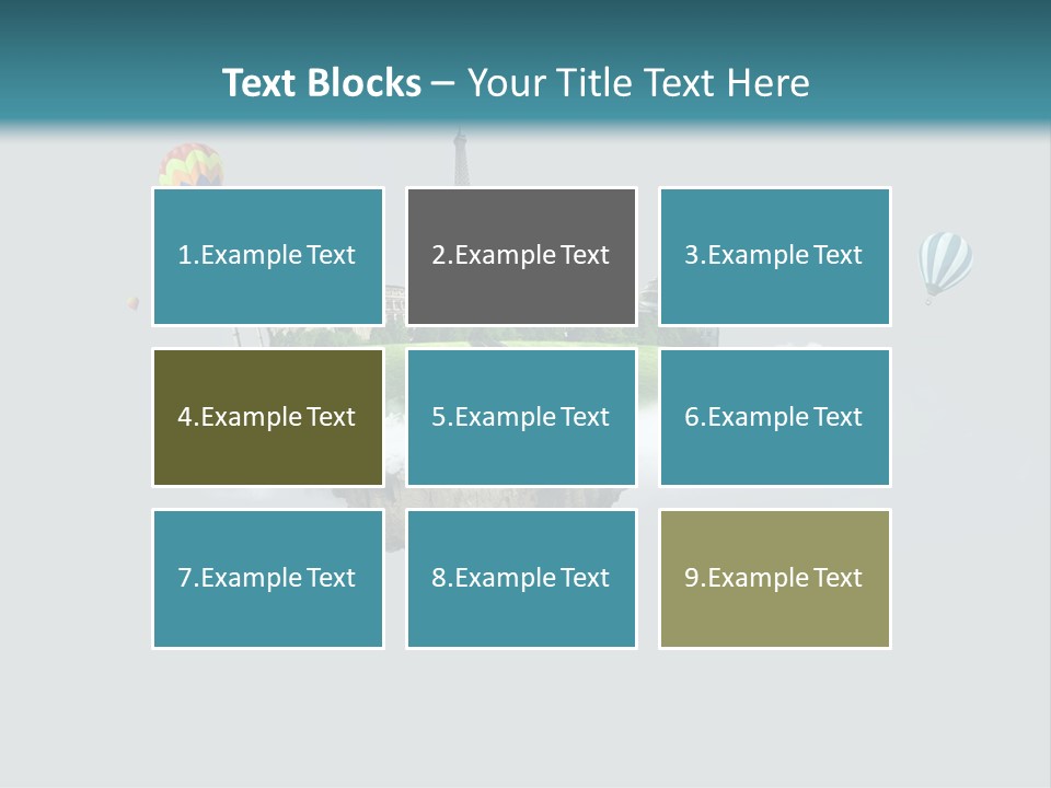 Album City France PowerPoint Template