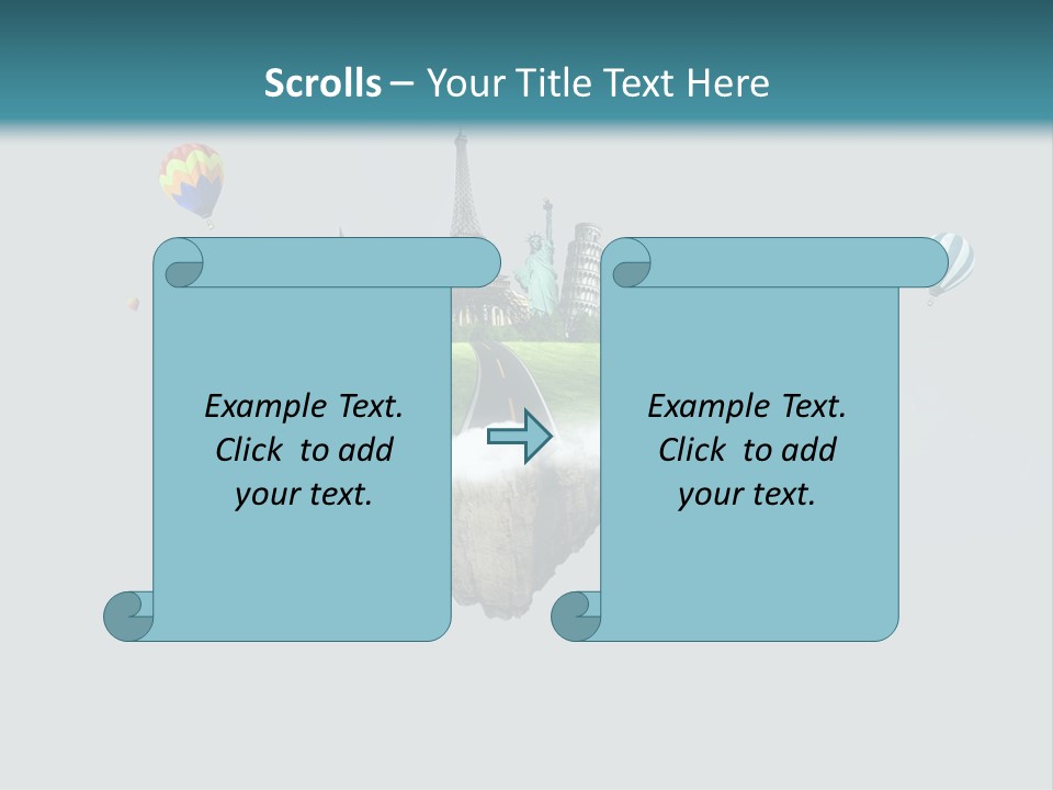 Album City France PowerPoint Template