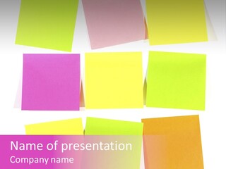 Business Office Paper PowerPoint Template