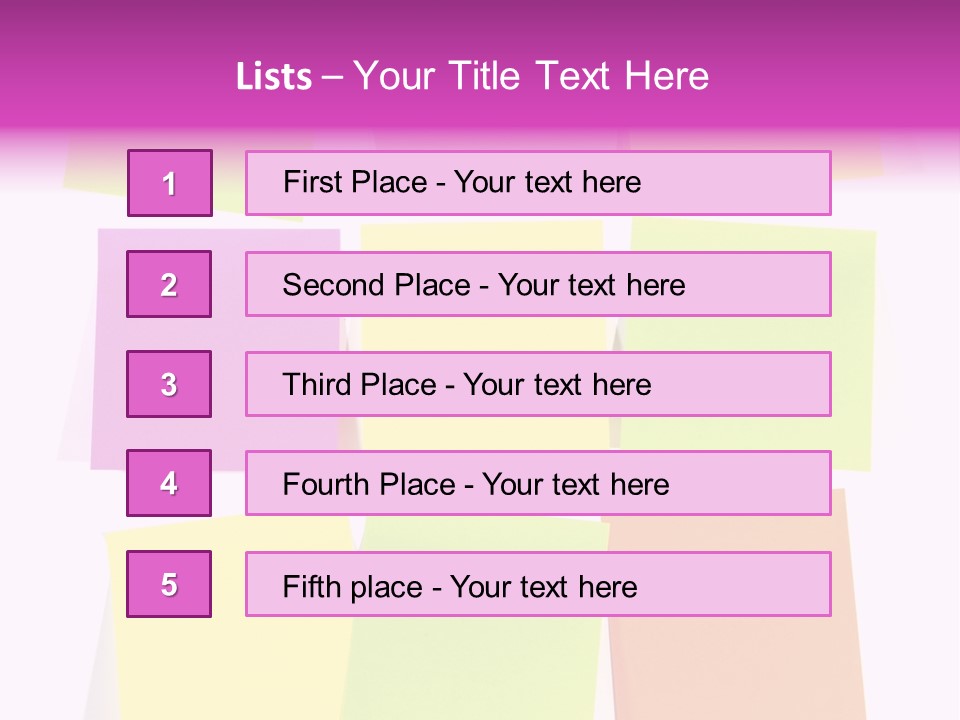 Business Office Paper PowerPoint Template