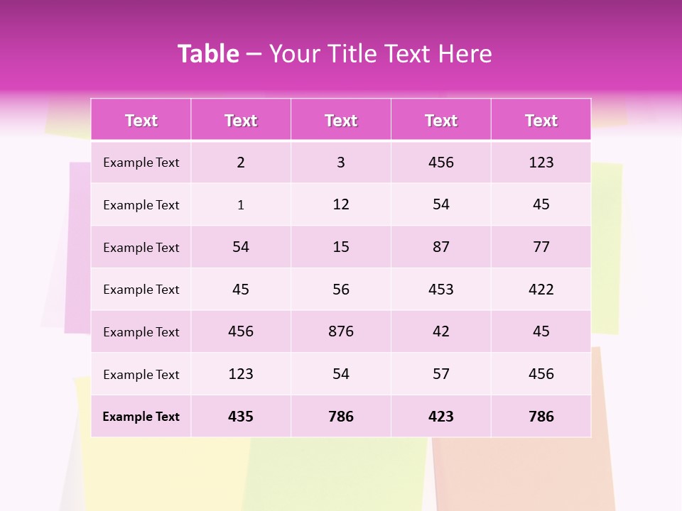 Business Office Paper PowerPoint Template