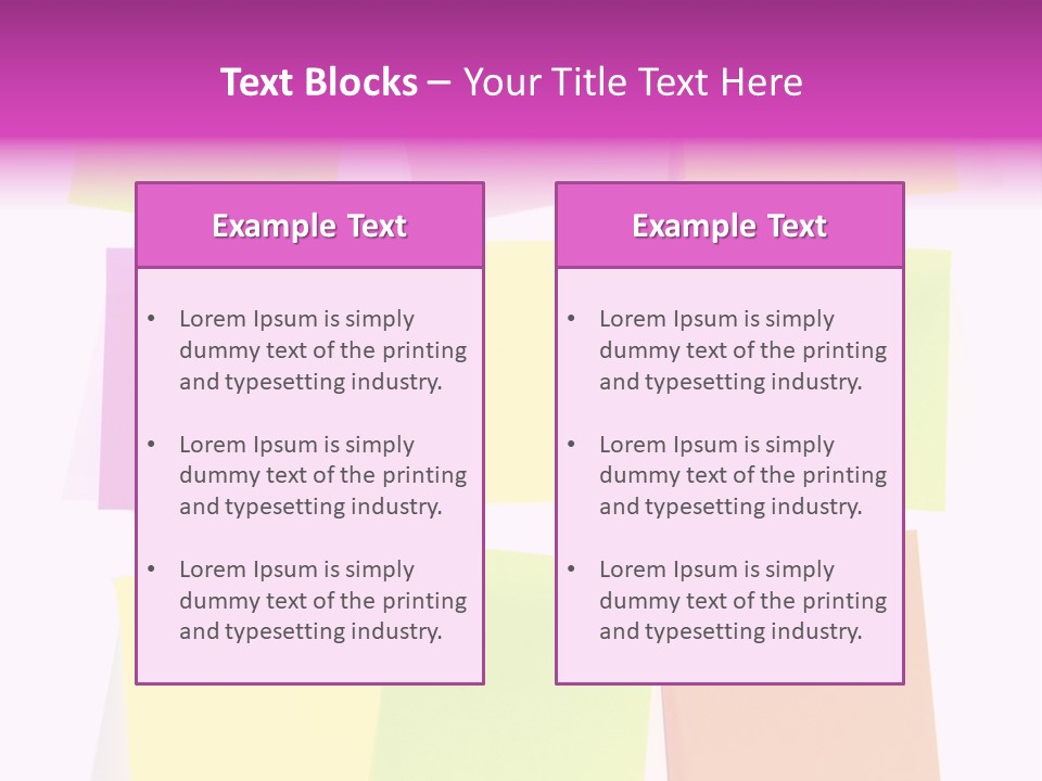 Business Office Paper PowerPoint Template