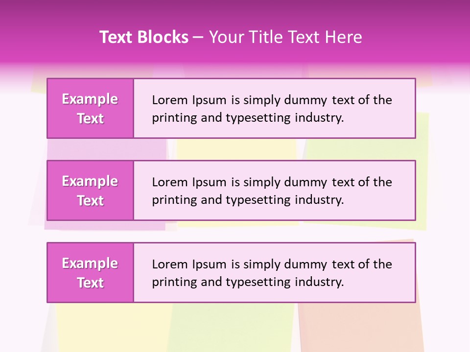 Business Office Paper PowerPoint Template