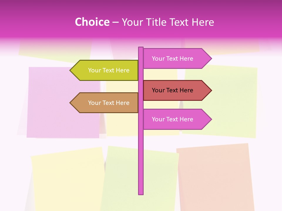 Business Office Paper PowerPoint Template
