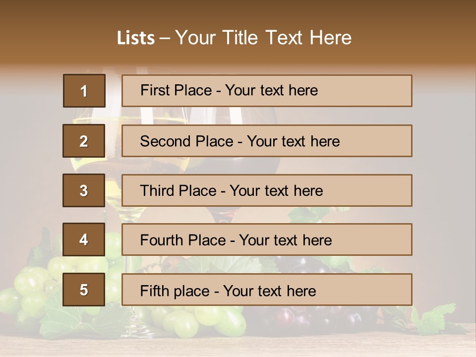 Vitamin Slice Tropical PowerPoint Template