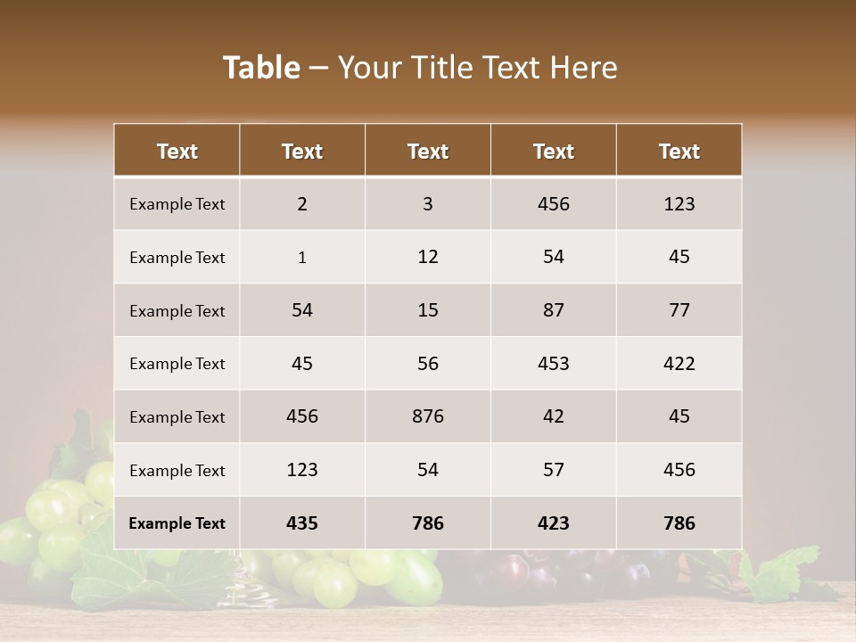 Vitamin Slice Tropical PowerPoint Template