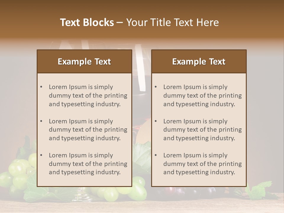 Vitamin Slice Tropical PowerPoint Template