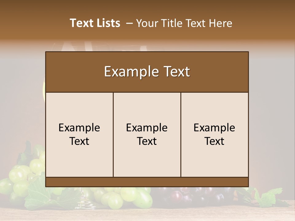 Vitamin Slice Tropical PowerPoint Template