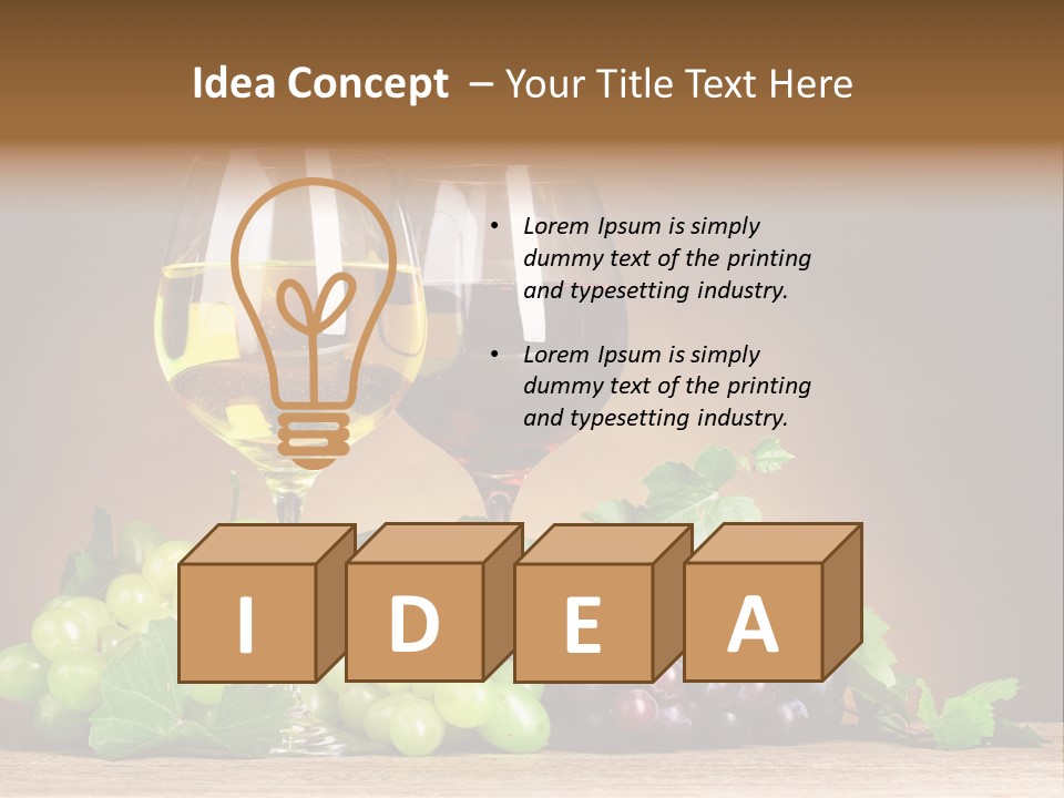 Vitamin Slice Tropical PowerPoint Template