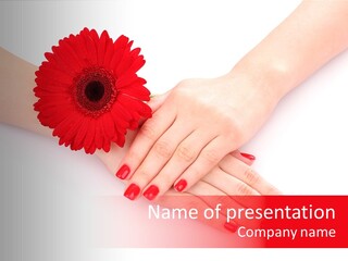 Health File Girl PowerPoint Template