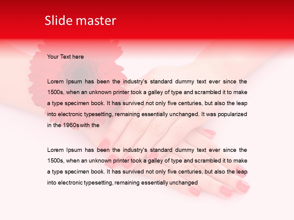 Health File Girl PowerPoint Template