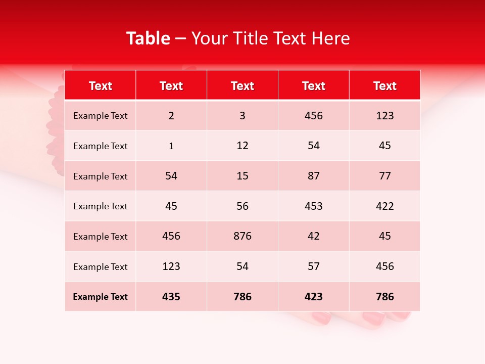 Health File Girl PowerPoint Template