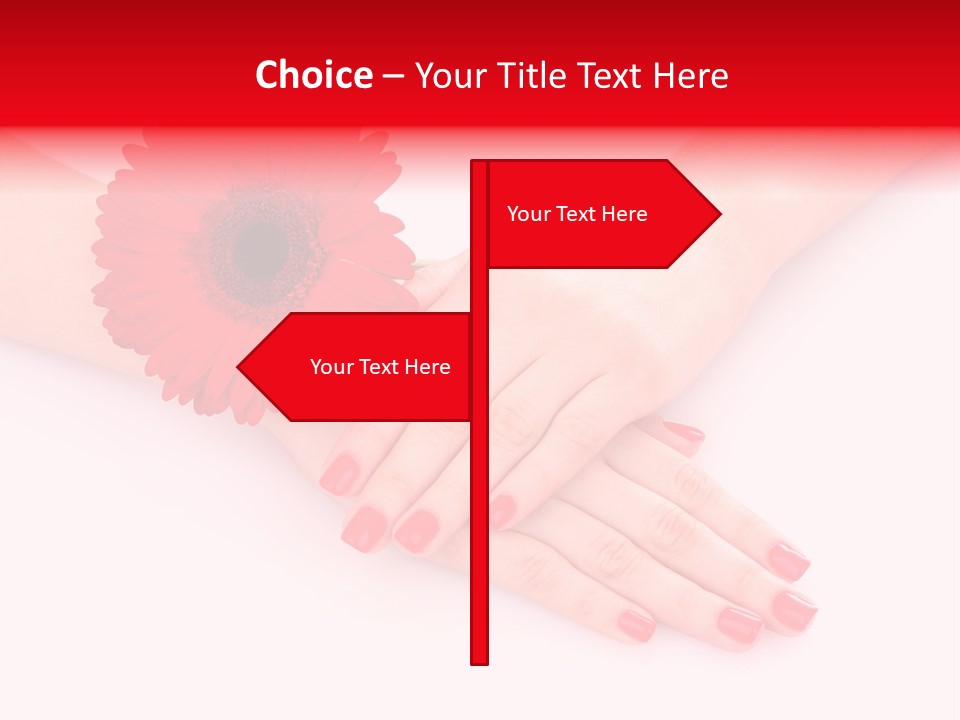 Health File Girl PowerPoint Template