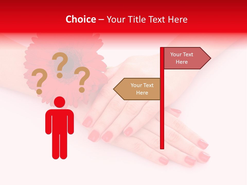 Health File Girl PowerPoint Template