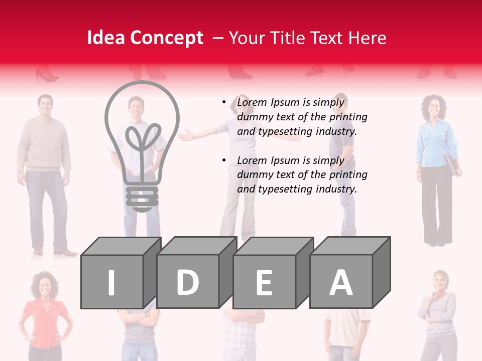 Business Standing Guy PowerPoint Template