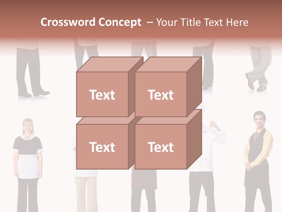 Employee People Waitress PowerPoint Template