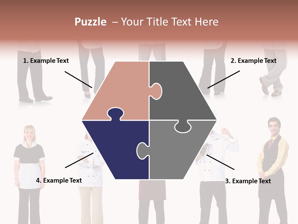 Employee People Waitress PowerPoint Template