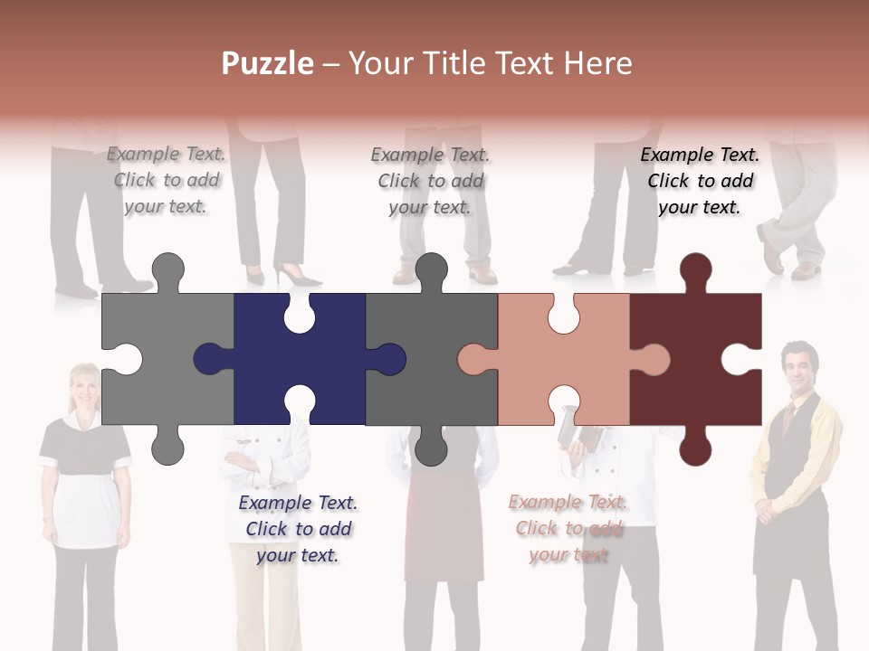 Employee People Waitress PowerPoint Template