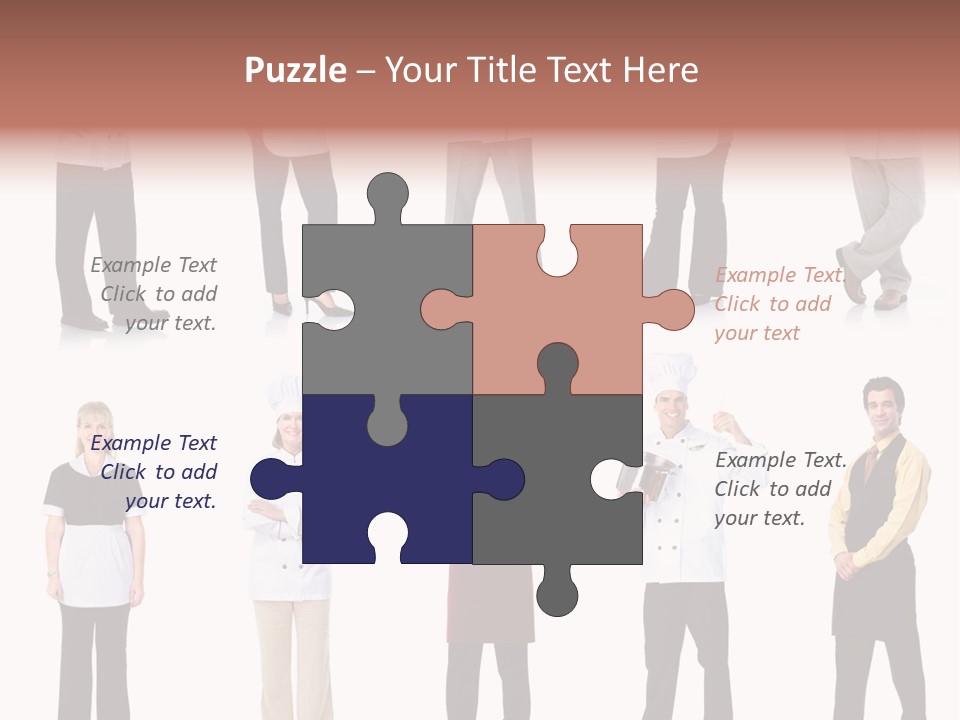 Employee People Waitress PowerPoint Template