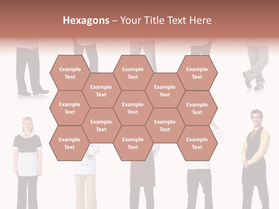 Employee People Waitress PowerPoint Template