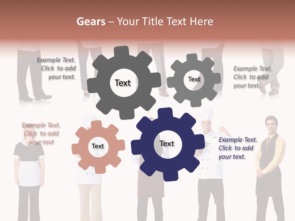 Employee People Waitress PowerPoint Template