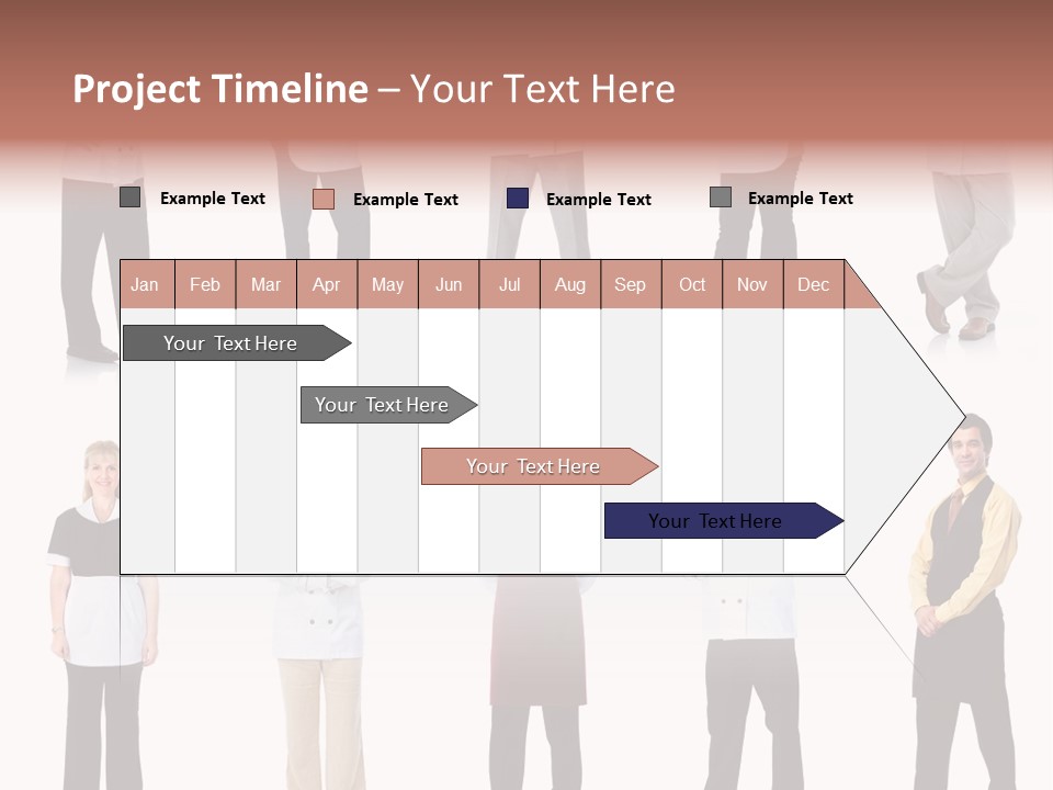 Employee People Waitress PowerPoint Template