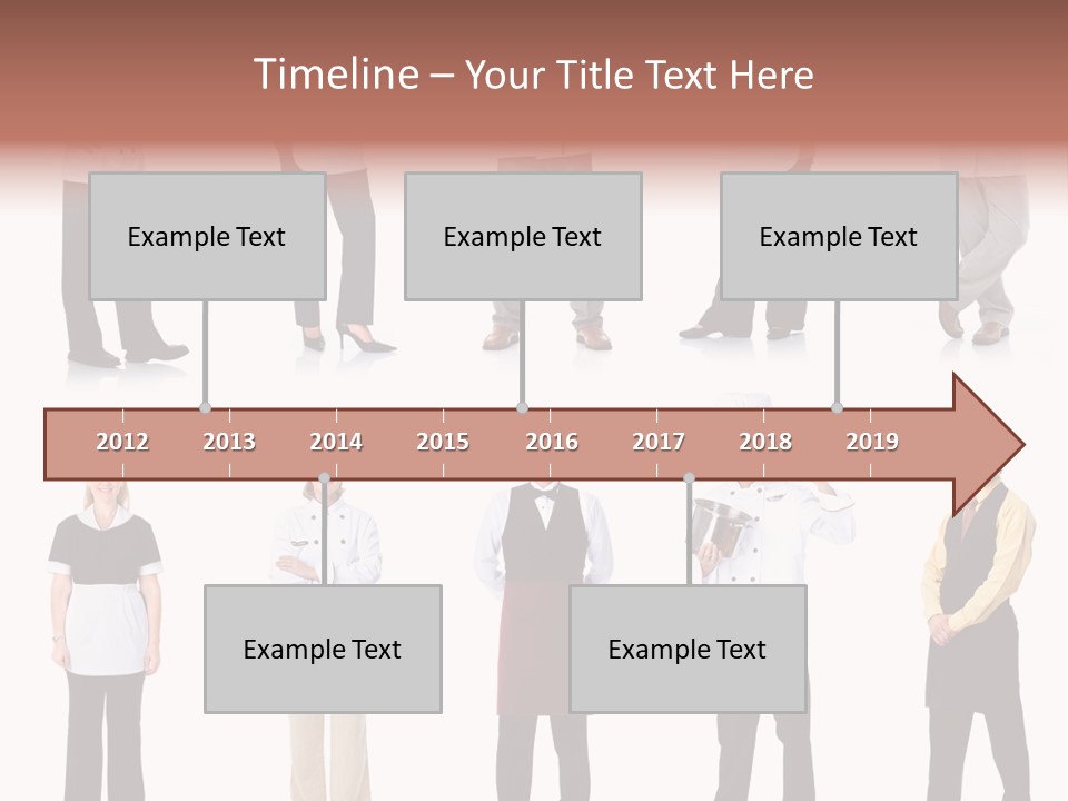 Employee People Waitress PowerPoint Template