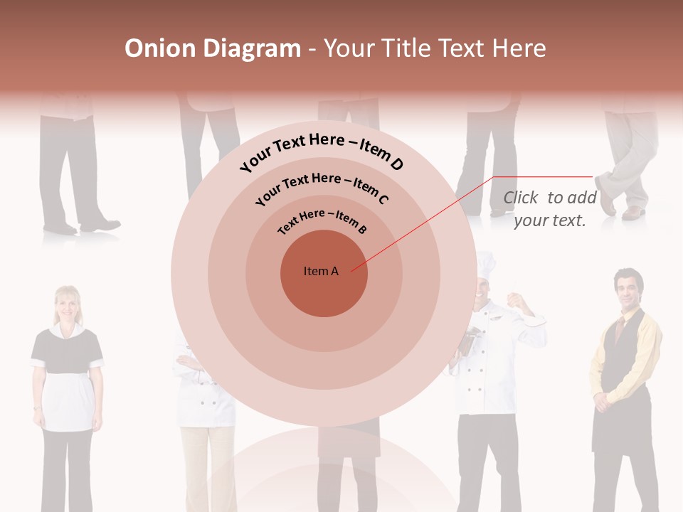 Employee People Waitress PowerPoint Template