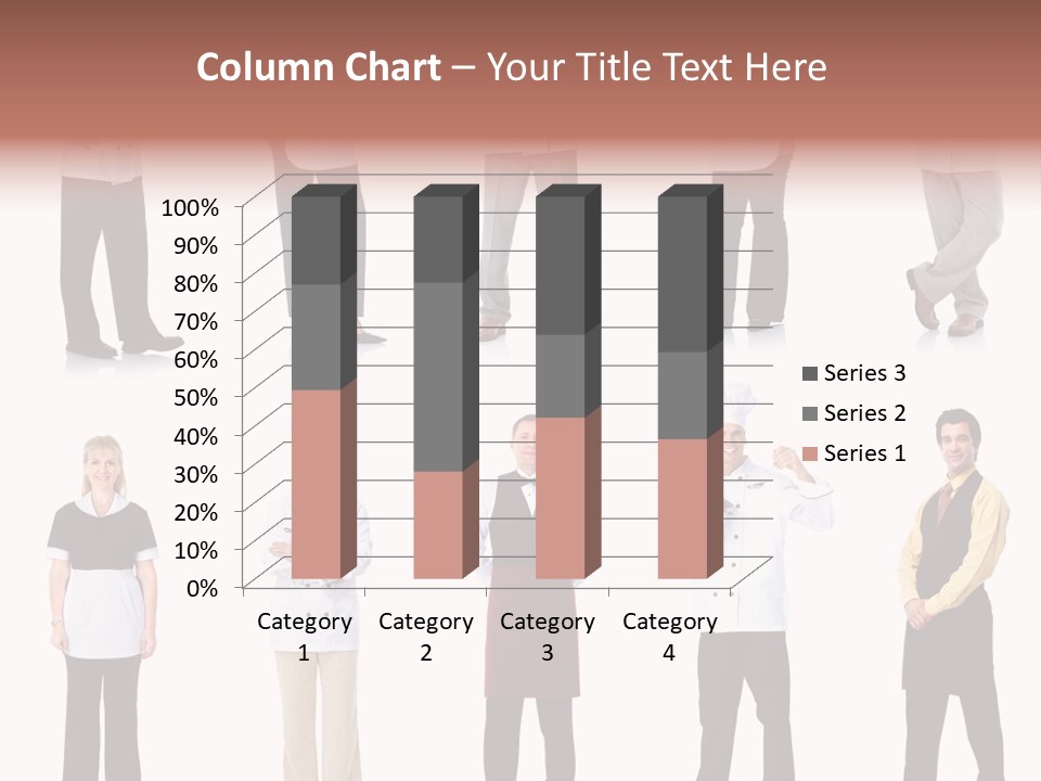 Employee People Waitress PowerPoint Template