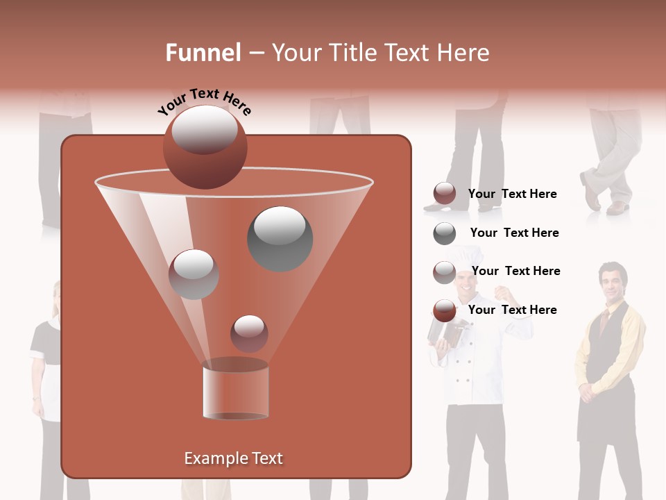 Employee People Waitress PowerPoint Template