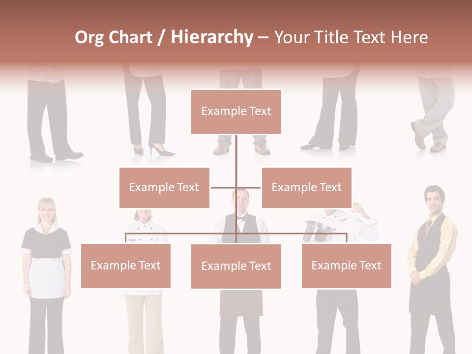 Employee People Waitress PowerPoint Template
