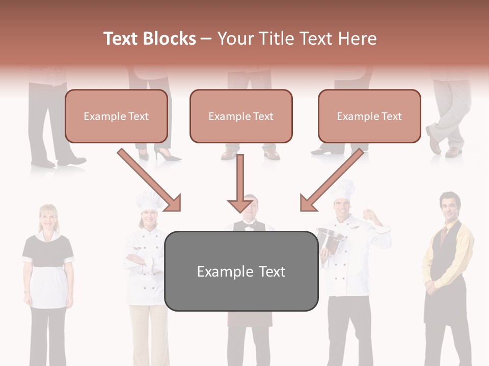 Employee People Waitress PowerPoint Template