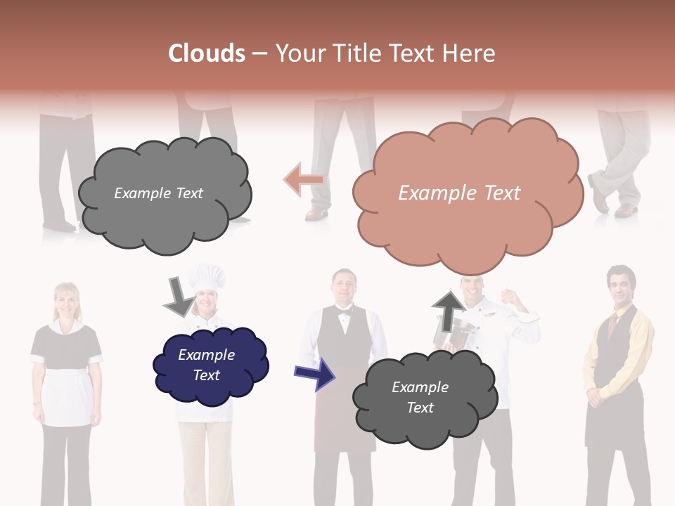 Employee People Waitress PowerPoint Template