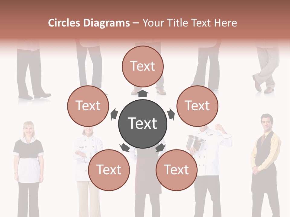 Employee People Waitress PowerPoint Template