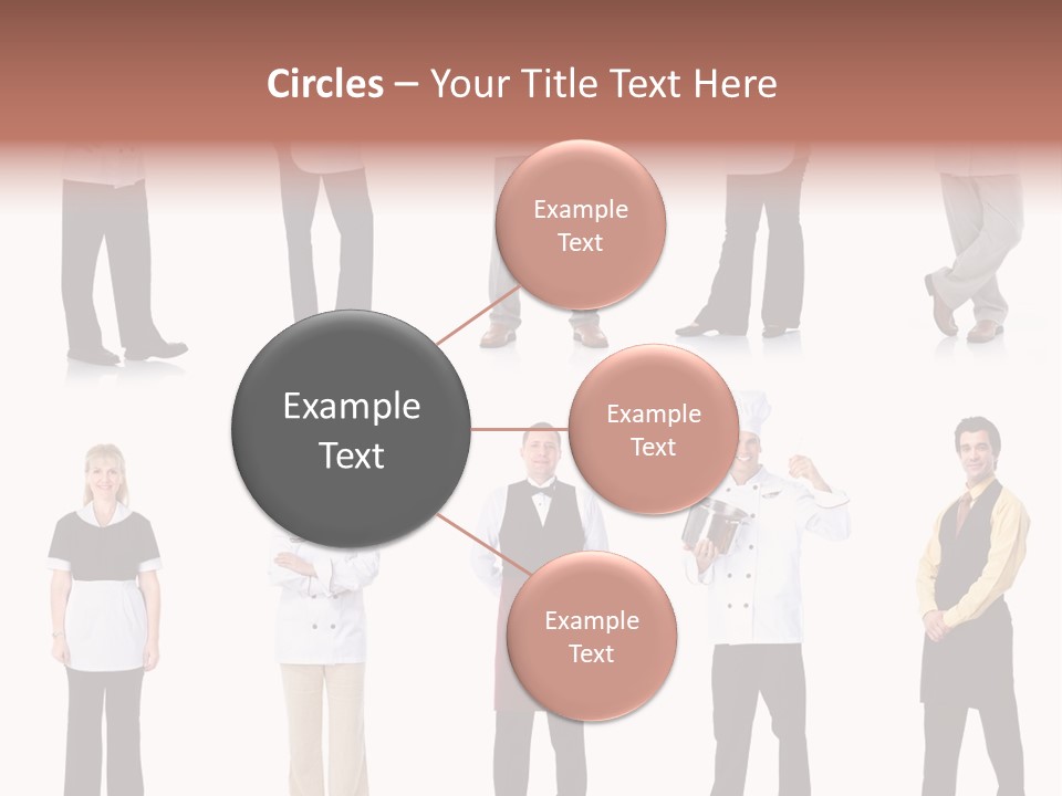 Employee People Waitress PowerPoint Template