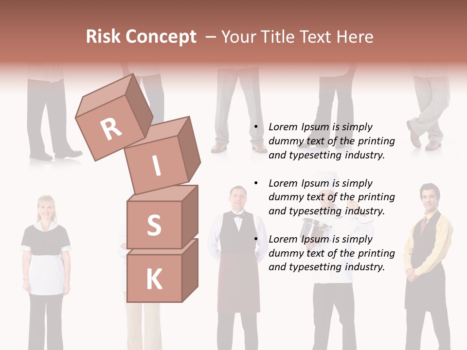 Employee People Waitress PowerPoint Template