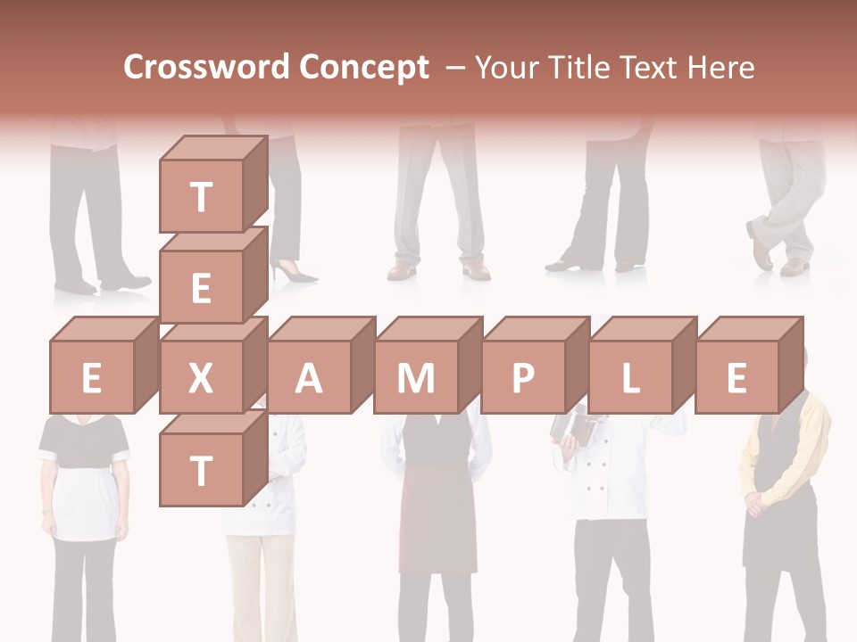 Employee People Waitress PowerPoint Template