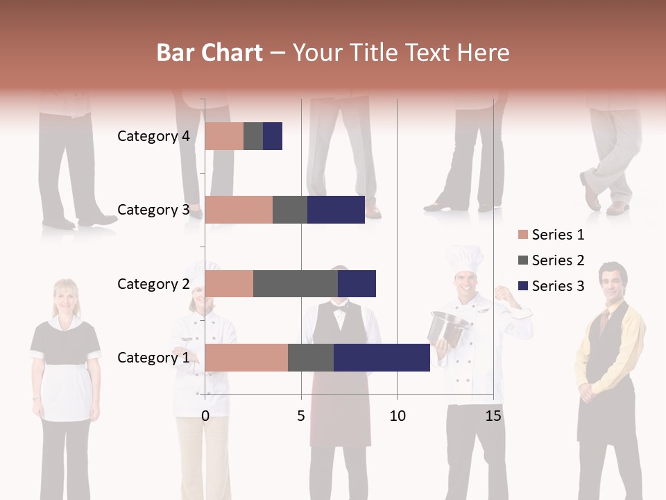 Employee People Waitress PowerPoint Template